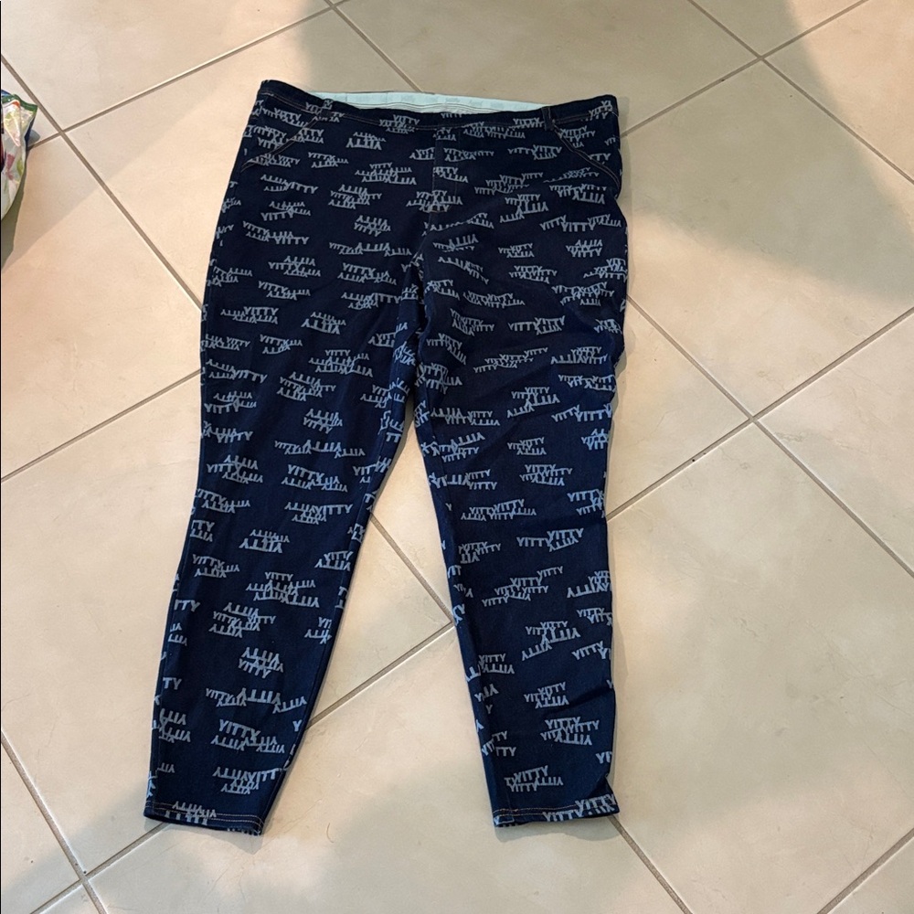 Yitty 5X denim leggings stretchy 1688 - Picture 2 of 6